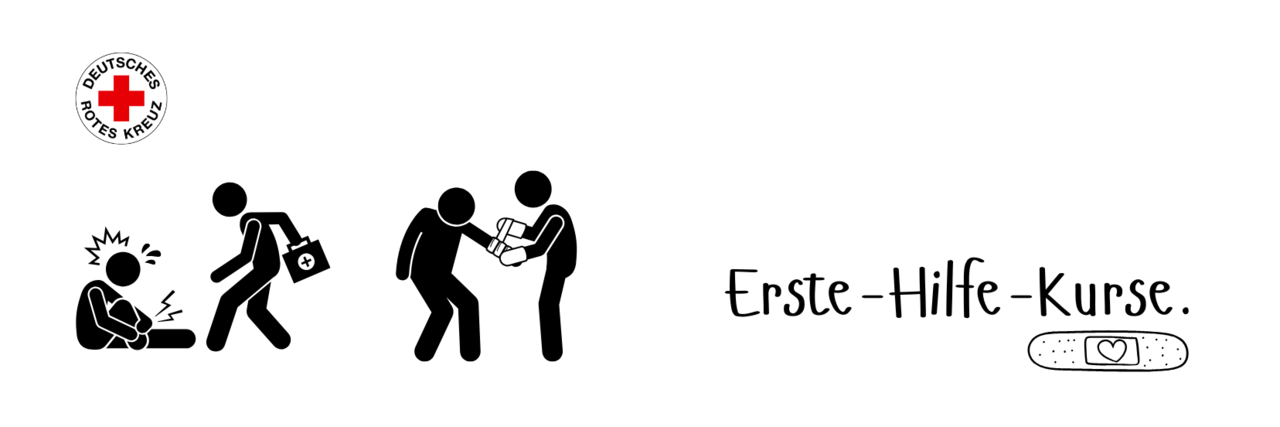 Strichmännchen beim Helfen
